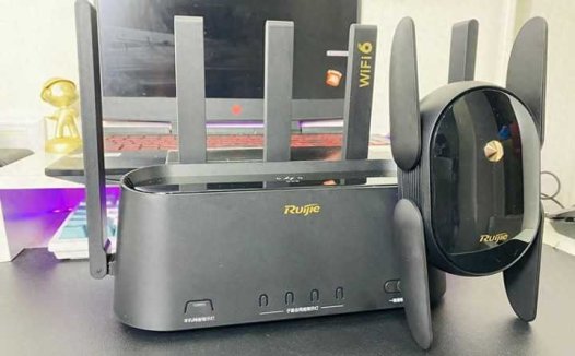 穿墙小能手！锐捷蜂鸟旗舰版子母套装路由器H30，全屋WiFi覆盖