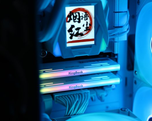 白色主题机箱绝配，金百达星刃8000MHz内存让整机颜值性能双起飞