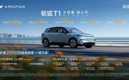 仅6.28万元起上市，极狐T1重构A0级精品纯电汽车价值